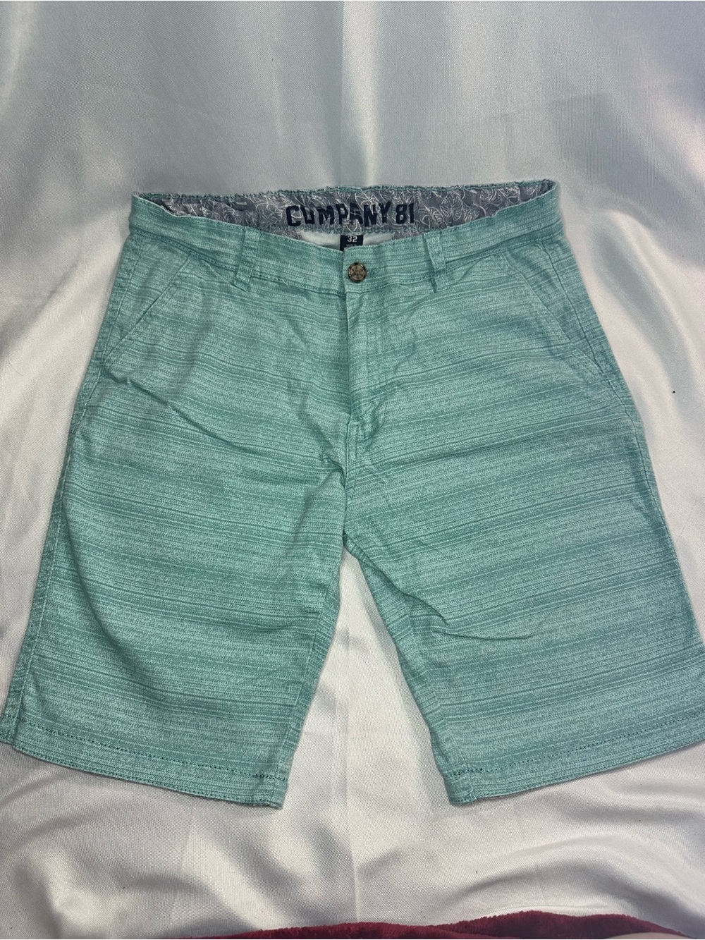 Company 81 Men's Teal Shorts size 32 Waist‎